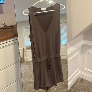 Gray romper, from Revolve. Lovers and friends size medium.
